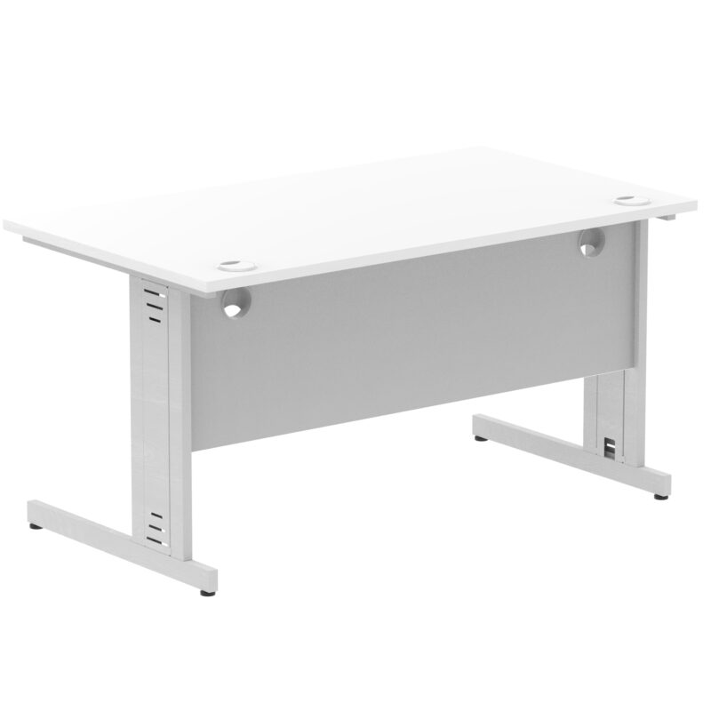 Impulse 1400mm Straight Desk Cable Managed Leg - Image 87