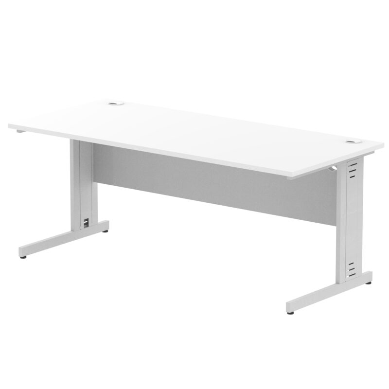Impulse 1800mm Straight Desk Cable Managed Leg - Image 81