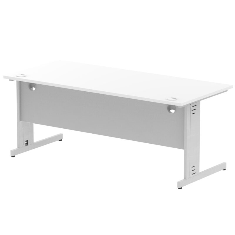 Impulse 1800mm Straight Desk Cable Managed Leg - Image 85