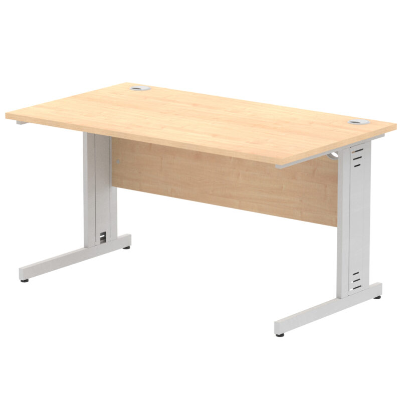 Impulse 1400mm Straight Desk Cable Managed Leg - Image 33
