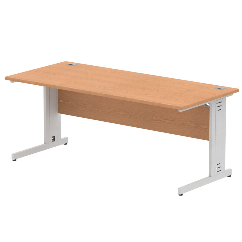 Impulse 1800mm Straight Desk Cable Managed Leg - Image 49