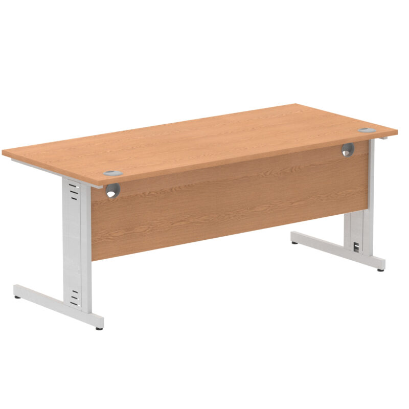 Impulse 1800mm Straight Desk Cable Managed Leg - Image 55