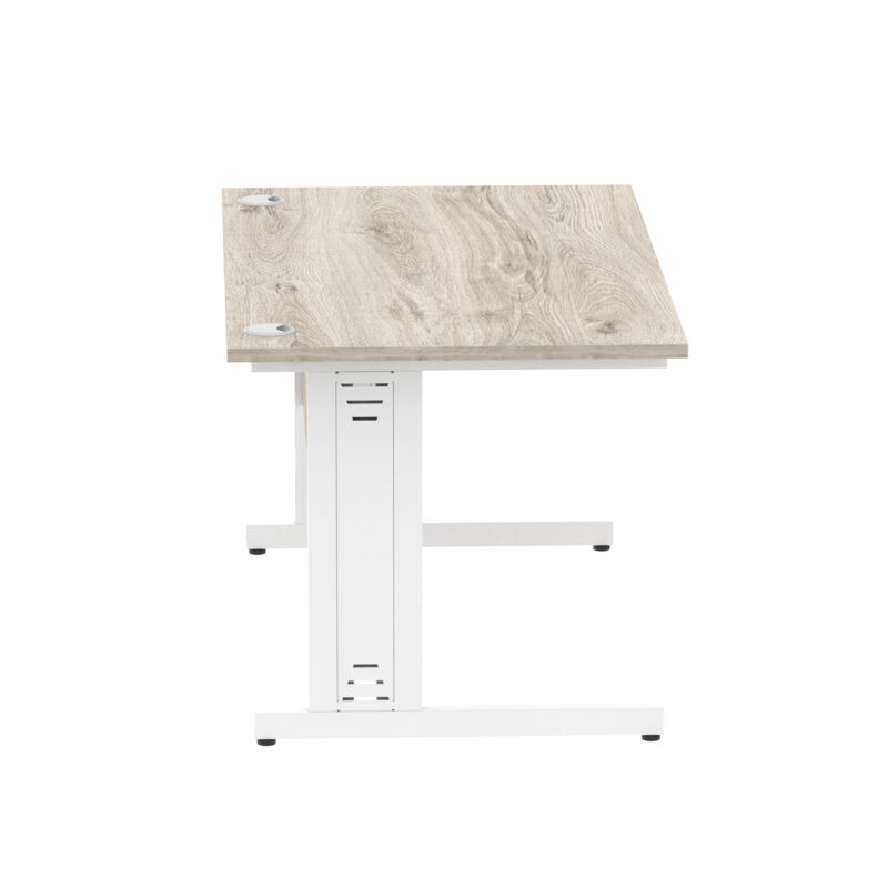 Impulse 1400mm Straight Desk Cable Managed Leg - Image 28