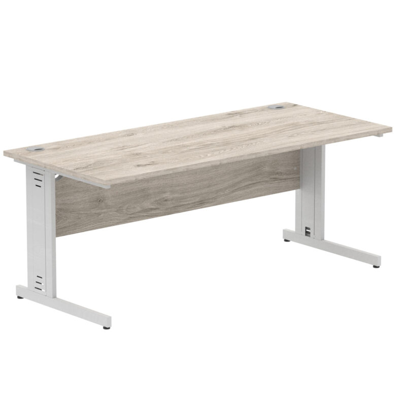 Impulse 1800mm Straight Desk Cable Managed Leg - Image 19