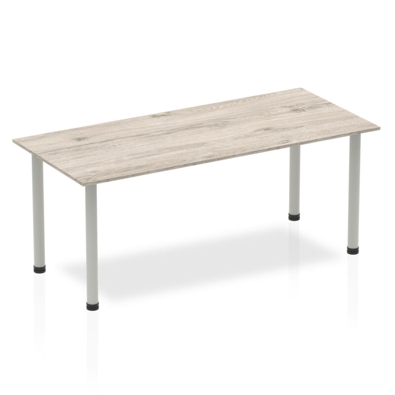 Impulse 1800mm Straight Table With Post Leg - Image 9