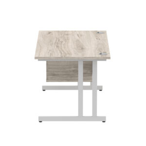 Impulse 1400mm Cantilever Straight Desk With Single Fixed Pedestal - Image 77