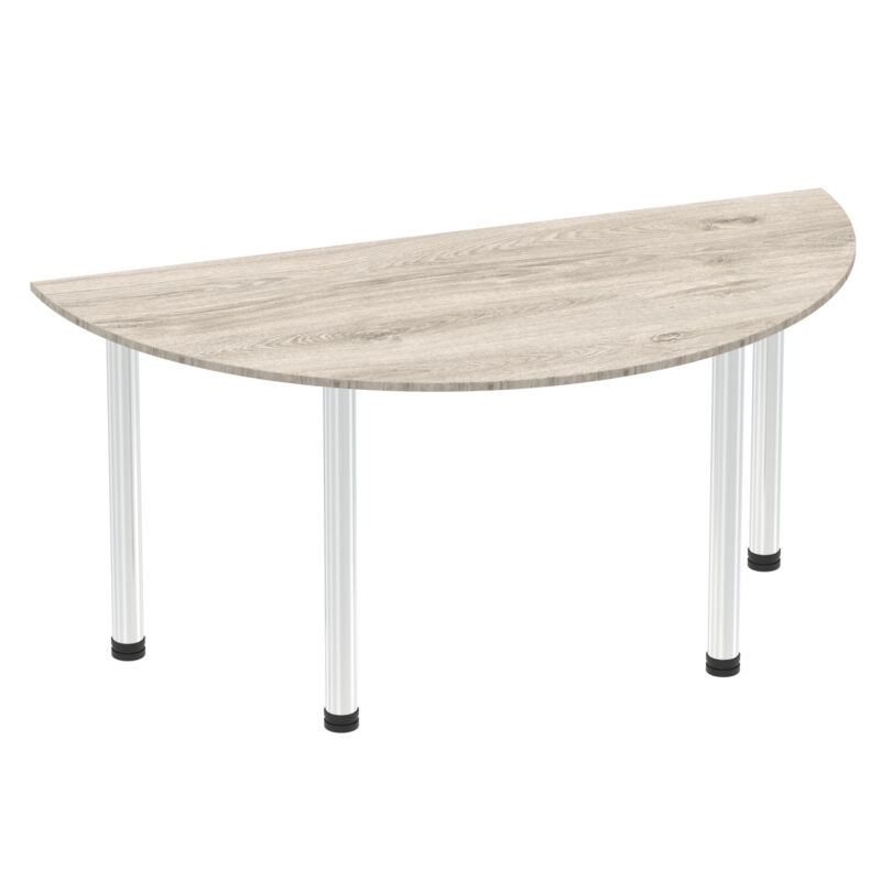 Impulse Semi-Circle Table With Post Leg - Image 8