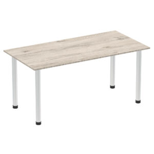 Impulse 1600mm Straight Table With Post Leg - Image 7