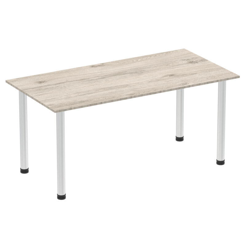 Impulse 1600mm Straight Table With Post Leg - Image 7