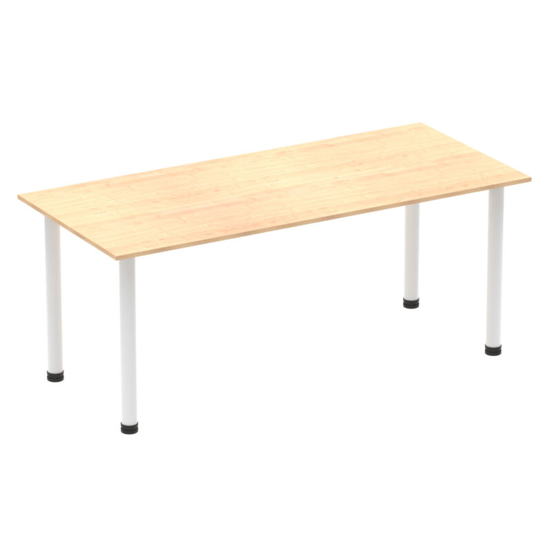 Impulse 1800mm Straight Table With Post Leg - Image 15