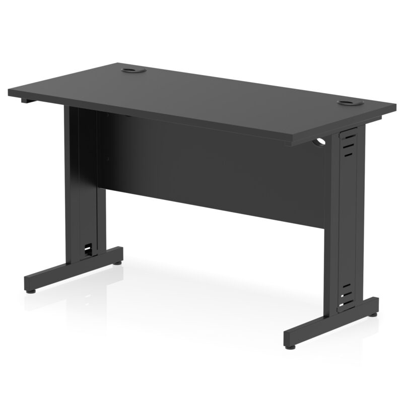 Impulse 1200mm Slimline Desk Cable Managed Leg - Image 15