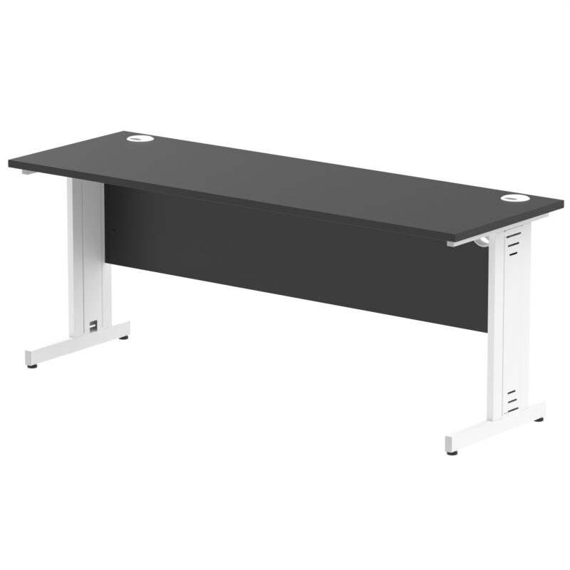 Impulse 1800mm Slimline Desk Cable Managed Leg - Image 14