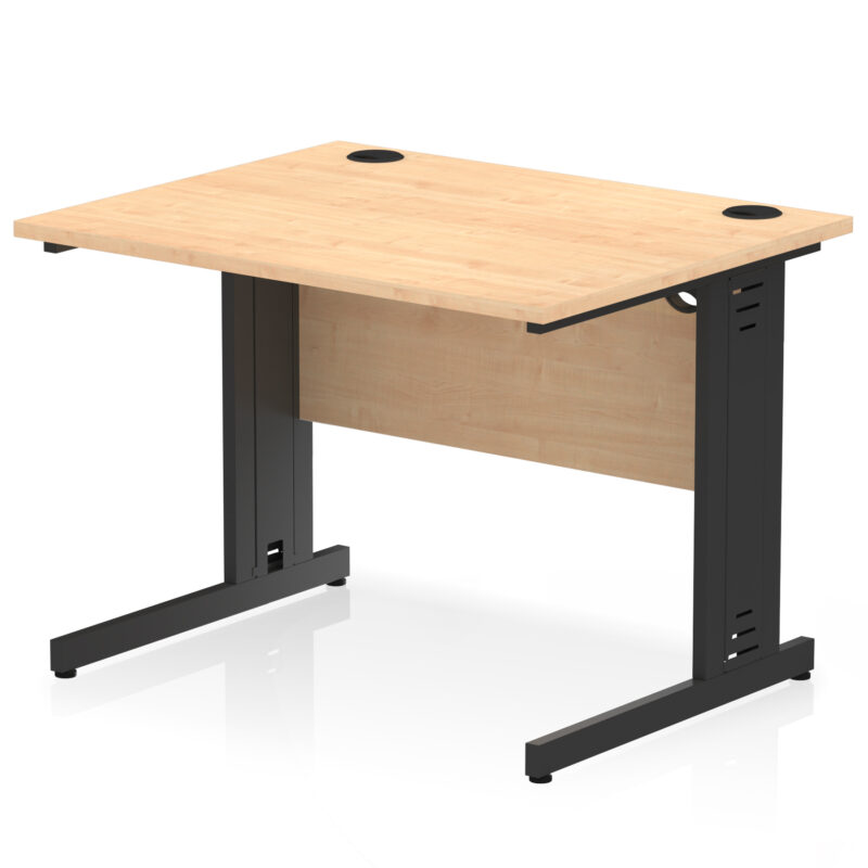 Impulse 1000mm Straight Desk Cable Managed Leg - Image 102