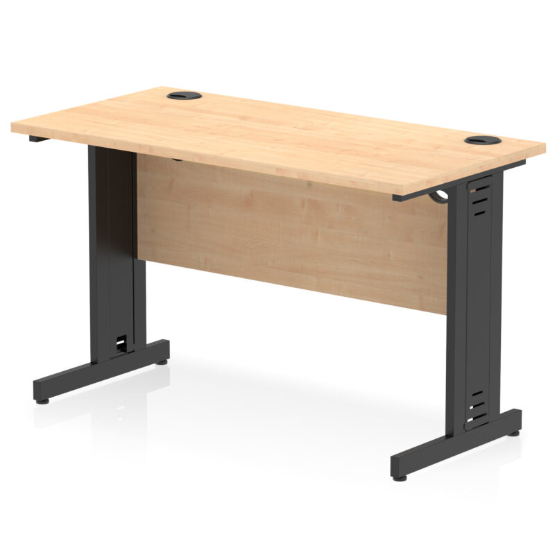 Impulse 1200mm Slimline Desk Cable Managed Leg - Image 18