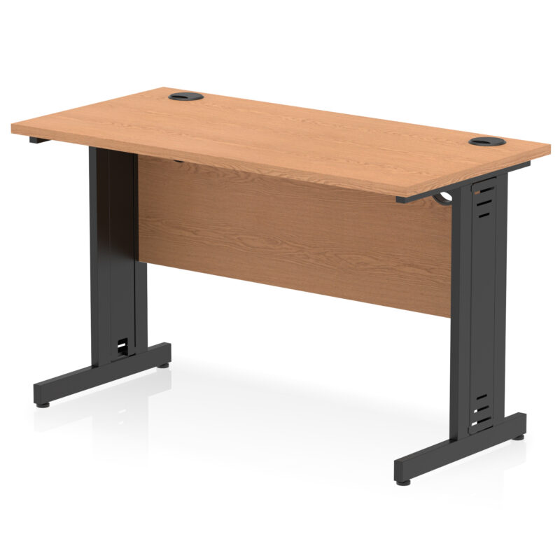 Impulse 1200mm Slimline Desk Cable Managed Leg - Image 19