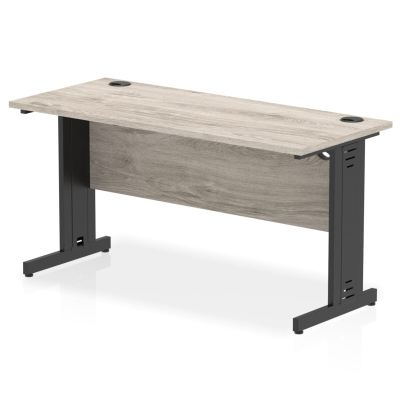 Impulse 1400mm Slimline Desk Cable Managed Leg - Image 17