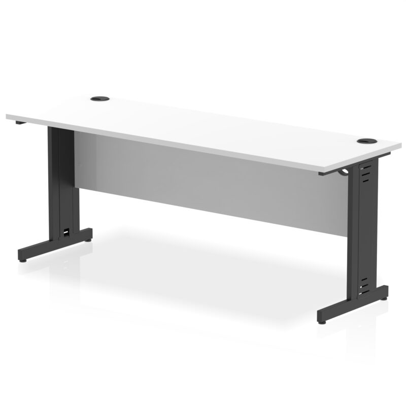 Impulse 1800mm Slimline Desk Cable Managed Leg - Image 21