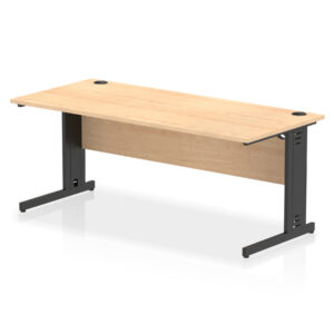 Impulse 1800mm Straight Desk Cable Managed Leg - Image 102