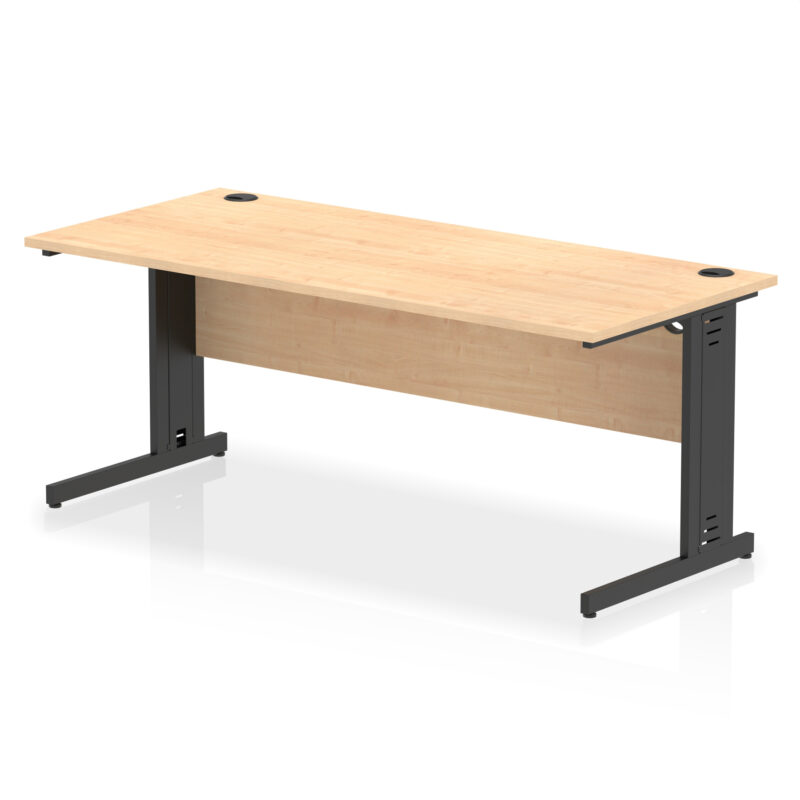 Impulse 1800mm Straight Desk Cable Managed Leg - Image 102