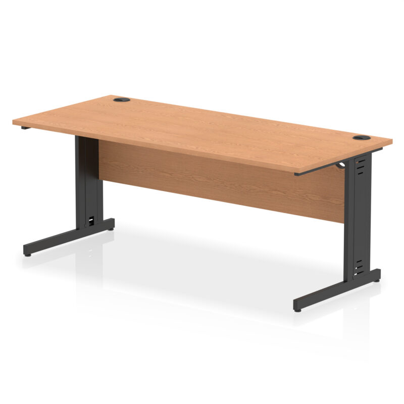 Impulse 1800mm Straight Desk Cable Managed Leg - Image 103