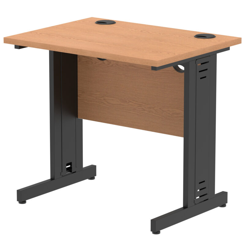 Impulse 800mm Slimline Desk Cable Managed Leg - Image 19