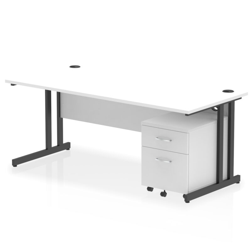 Impulse 1800mm Cantilever Straight Desk With Mobile Pedestal - Image 30