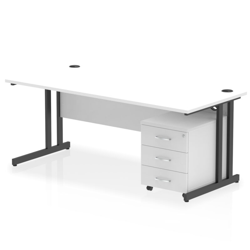 Impulse 1800mm Cantilever Straight Desk With Mobile Pedestal - Image 37