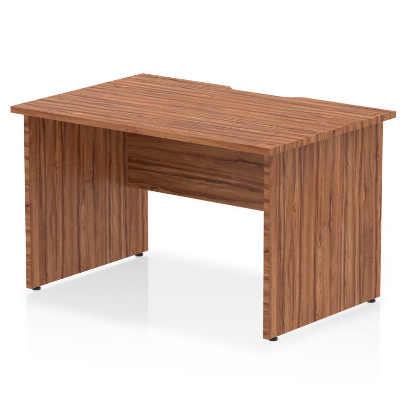 Impulse Scalloped Edge 1200mm Straight Desk Panel End Leg - Image 6