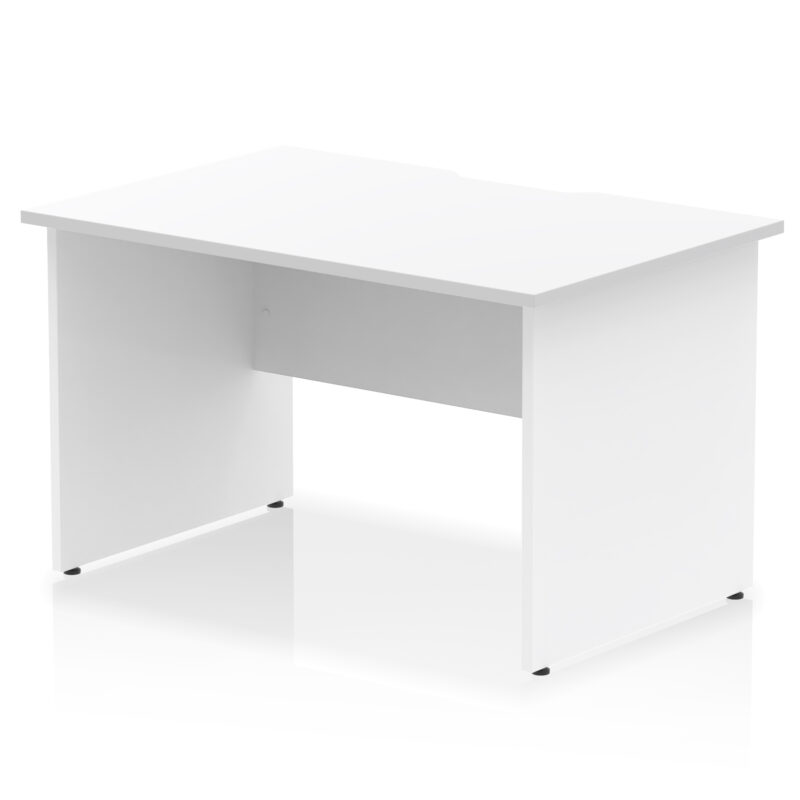 Impulse Scalloped Edge 1200mm Straight Desk Panel End Leg - Image 7