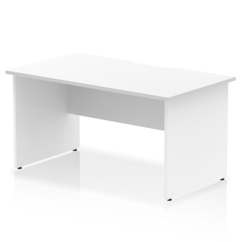 Impulse Scalloped Edge 1400mm Straight Desk Panel End Leg - Image 7
