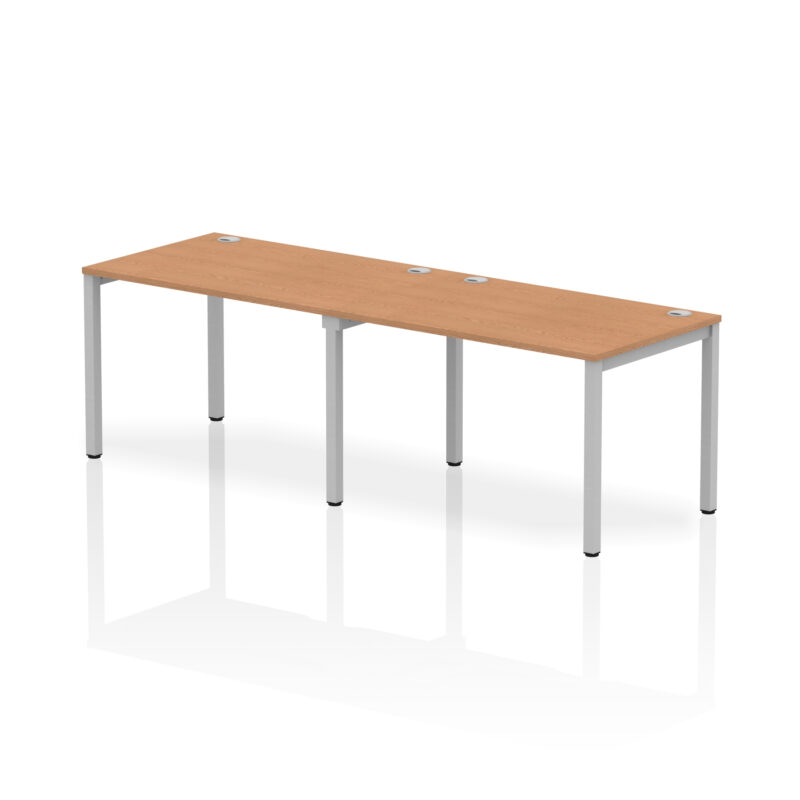 Impulse Single Row Bench Desk - 2 Person - Image 7
