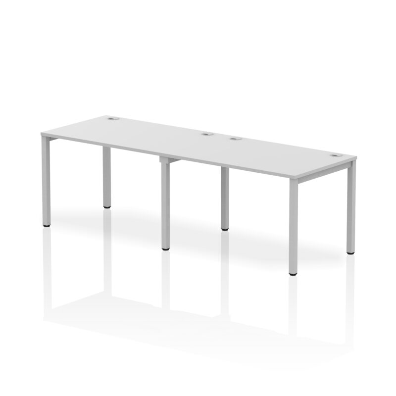 Impulse Single Row Bench Desk - 2 Person - Image 11