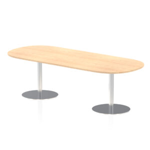 Italia Boardroom Table Silver Leg - Image 16