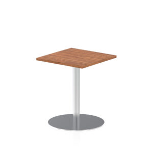 Italia Square Poseur Table Silver Leg - Image 2