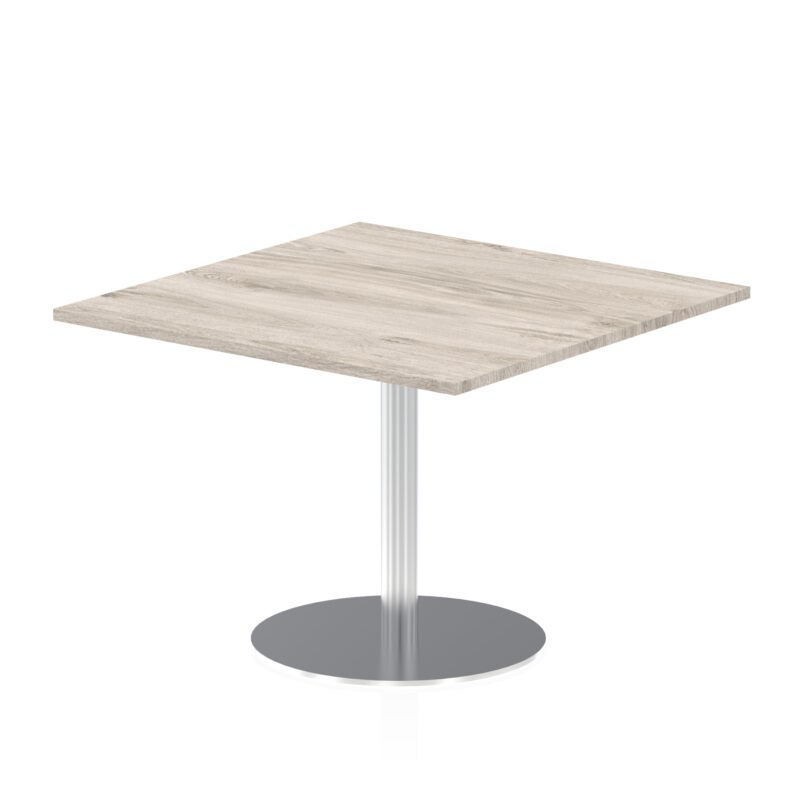 Italia Square Poseur Table Silver Leg - Image 18
