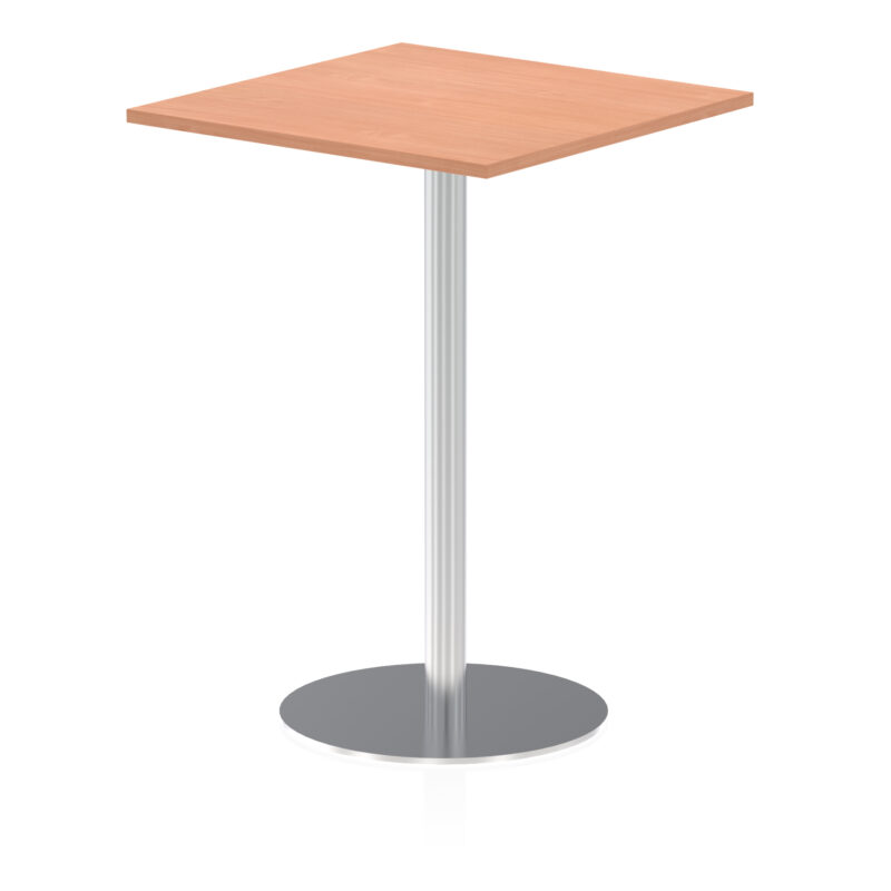 Italia Square Poseur Table Silver Leg - Image 19