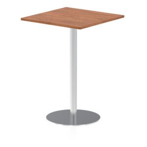 Italia Square Poseur Table Silver Leg - Image 20