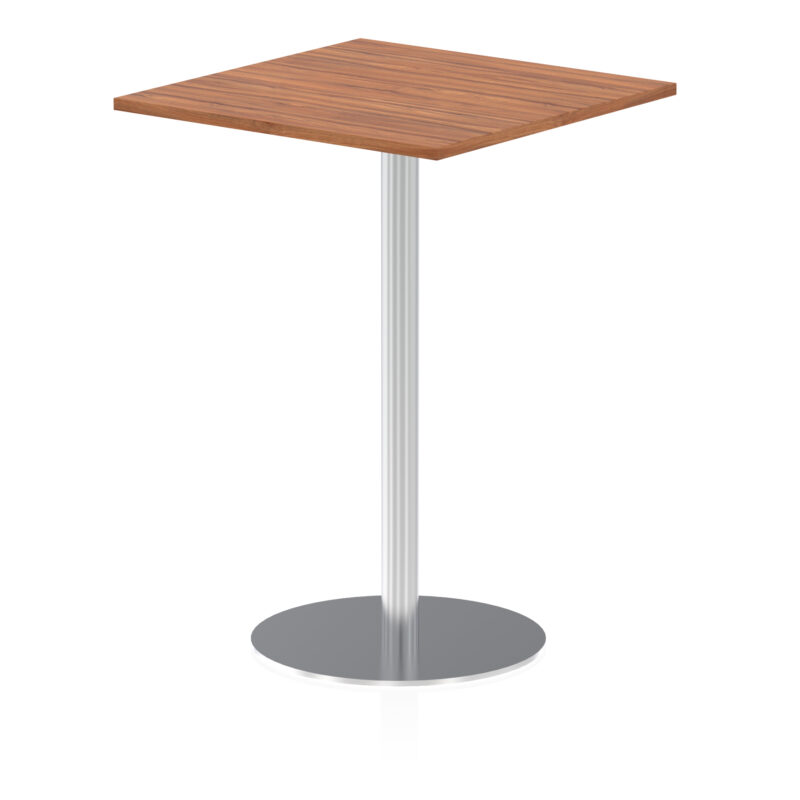 Italia Square Poseur Table Silver Leg - Image 20