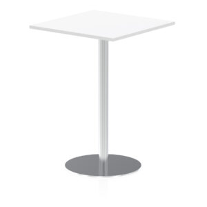 Italia Square Poseur Table Silver Leg - Image 21