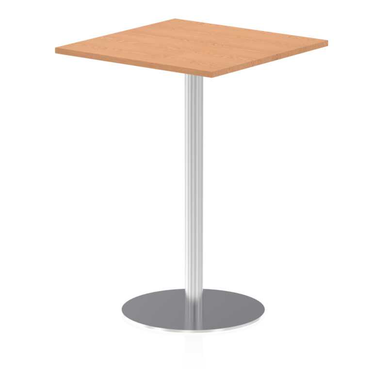 Italia Square Poseur Table Silver Leg - Image 23