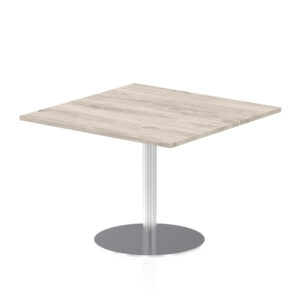 Italia Square Poseur Table Silver Leg - Image 30