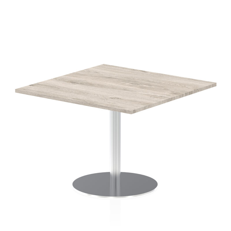 Italia Square Poseur Table Silver Leg - Image 30