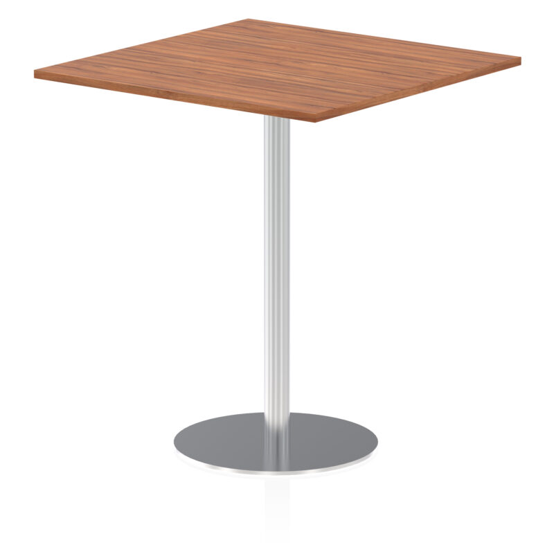 Italia Square Poseur Table Silver Leg - Image 32