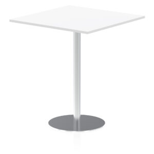 Italia Square Poseur Table Silver Leg - Image 33
