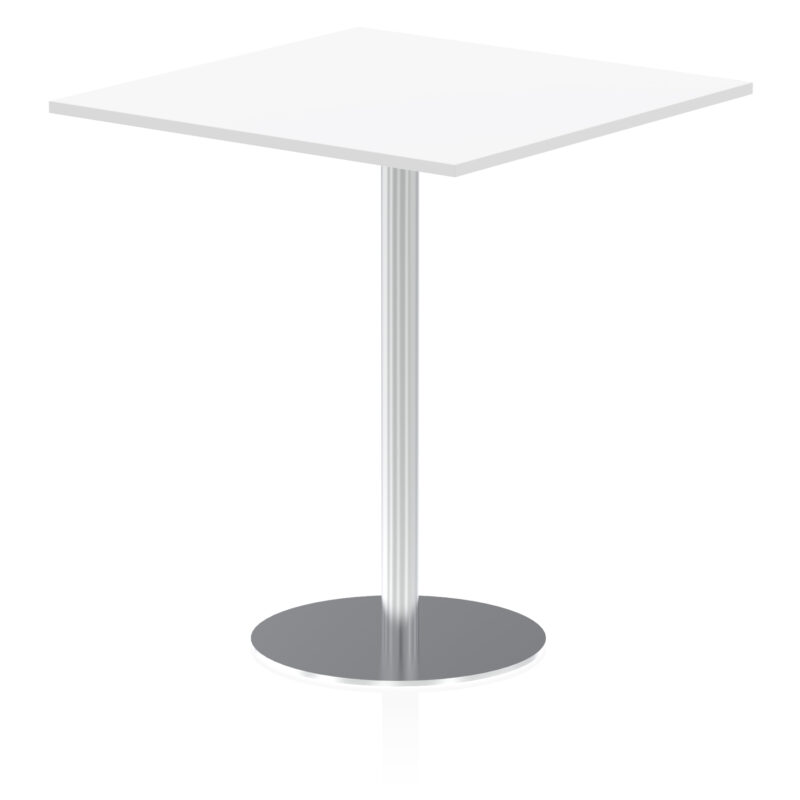 Italia Square Poseur Table Silver Leg - Image 33