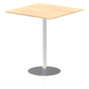Italia Square Poseur Table Silver Leg - Image 34