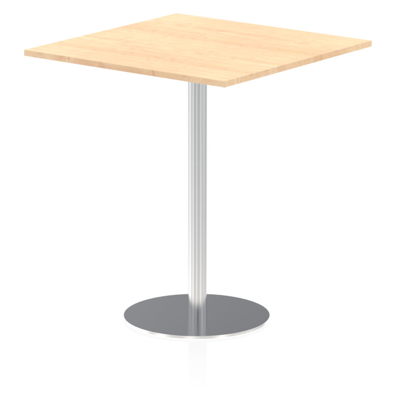Italia Square Poseur Table Silver Leg - Image 34
