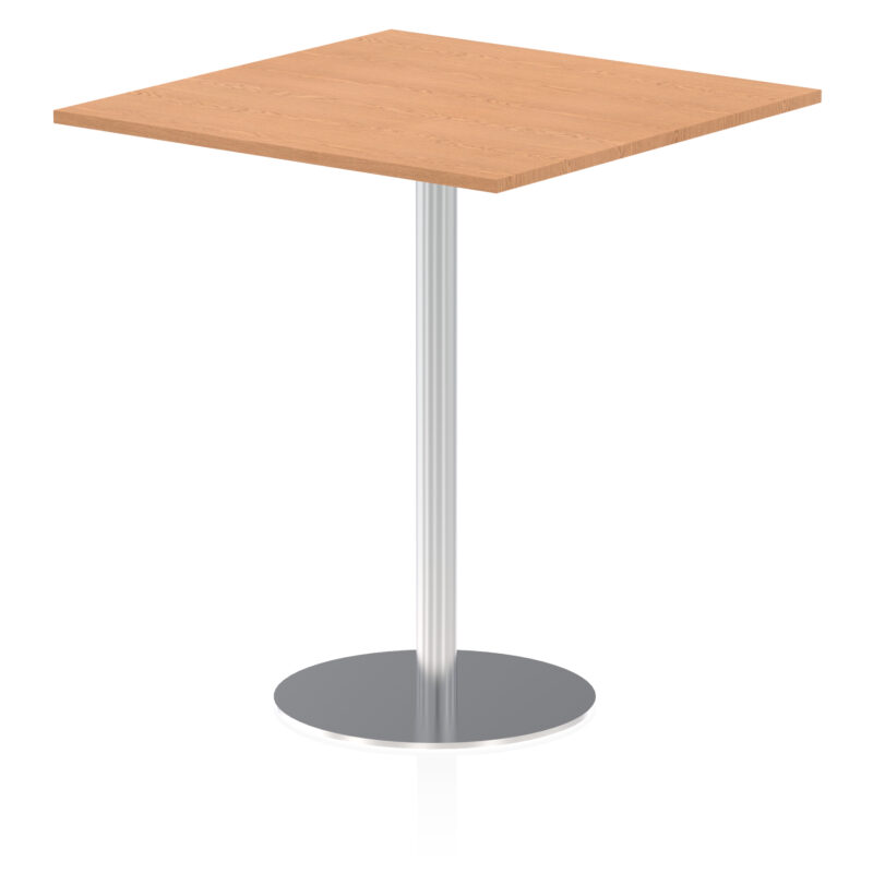 Italia Square Poseur Table Silver Leg - Image 35