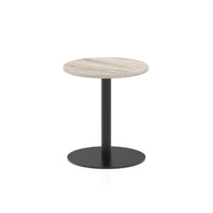 Italia Round Poseur Table Black Leg - Image 6