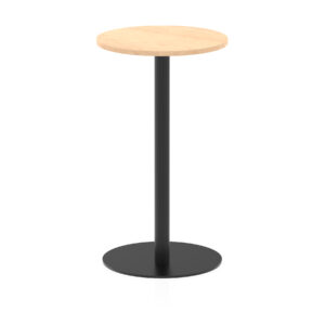 Italia Round Poseur Table Black Leg - Image 10